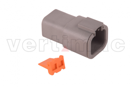 Mufe si pini - Conector electric Deutsch 4 pini mamă DTP04-4P CO-DTP04F