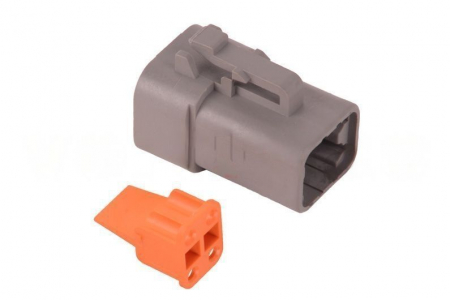 Mufe si pini - Conector electric Deutsch 4 pini tată DTP06-4S CO-DTP04M