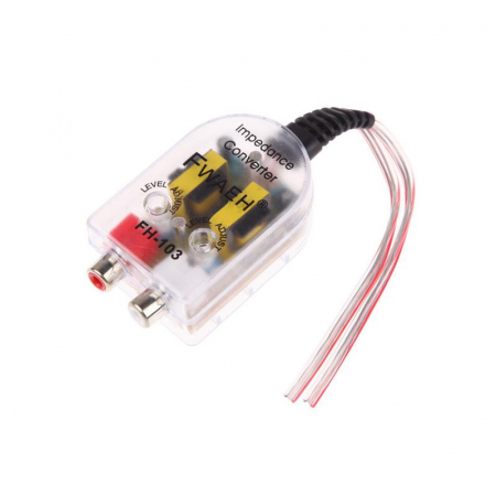 Accesorii Incinte si Boxe - Convertor nivel semnal Hi-Low STEREO cu intrare 2 x RCA