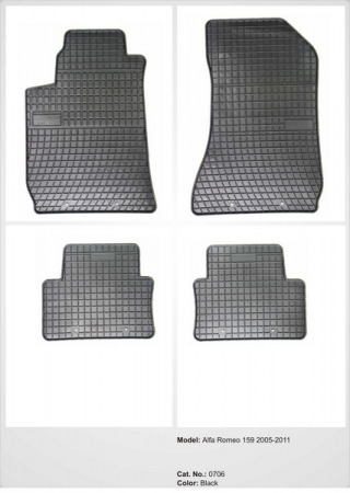 Covorase Auto - Covorase cauciuc ALFA ROMEO 159 2005-2011 ( 0706, P40 )