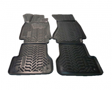 Covorase Auto - Covoare cauciuc stil tavita Audi A6 C7 / Audi A7 2011-2018 ( 3D 61110​​​​, A10 )