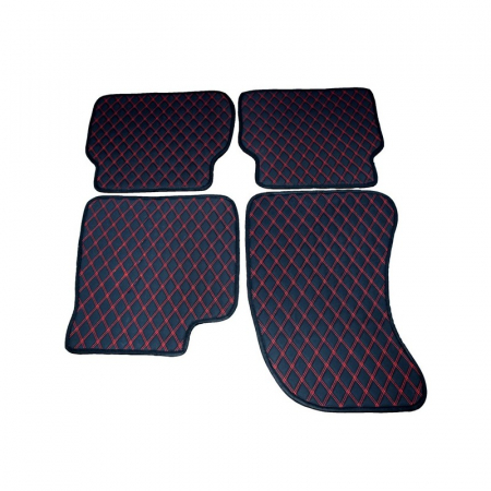 Covorase Auto - Covorase auto imitatie piele romb dedicat AUDI A8-D4 2010-