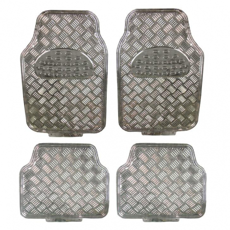 Accesorii Interior - Covorase Auto Universale, model Diamond, culoare Crom Carbon