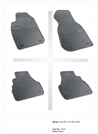 Covorase cauciuc AUDI A4 B7 typ8F 2004-2007 ( 0729, P30 ) [2]