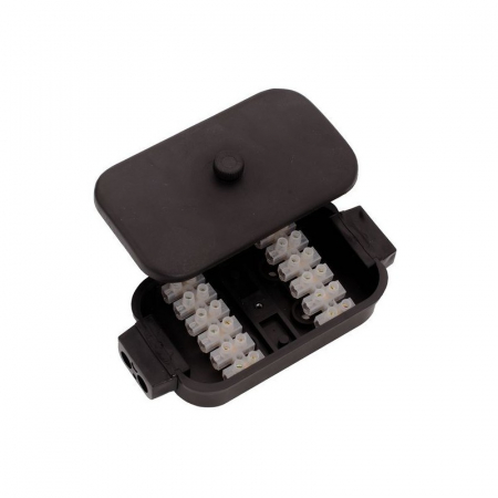 Produse - Cutie electrica, ermetica cu 12 conectori pentru remorci sau alte aplicatii