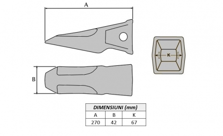 Dinte cupa incarcator 20-25 t [2]