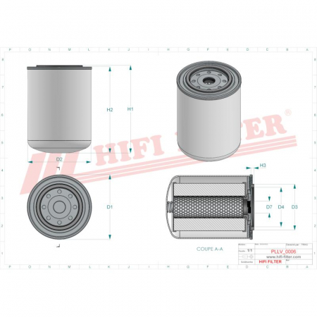 Filtru ulei motor SO10038  SO 10038 - 4897898 - 2992942 [1]