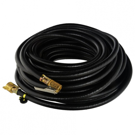 Curatenie si Ingrijire Camion - Furtun aer pentru compresor cu conector si mufa de umflat roti, lungime 12m pt camioane