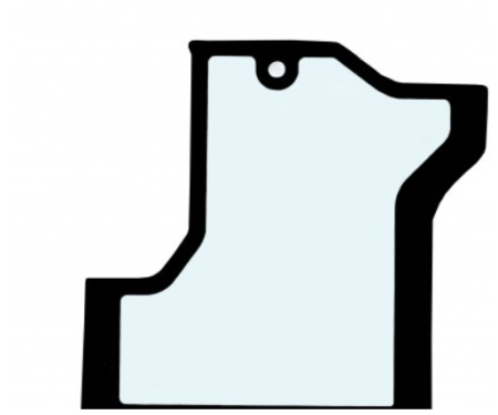 Geamuri si parbrize - Geam Ușă Mini Excavator Caterpillar 301.8 / 302 / CR 301.6