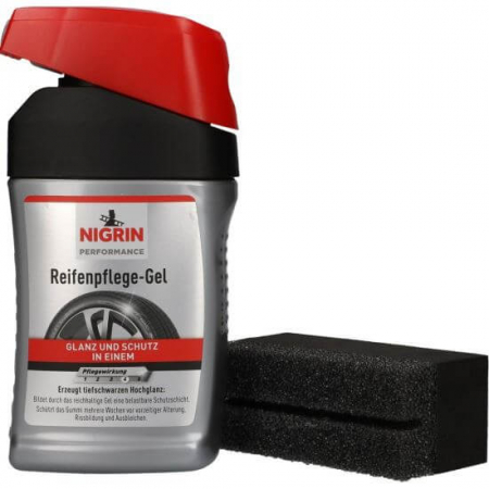 Solutii intretinere - Gel intretinere anvelope cu burete 300ml Nigin