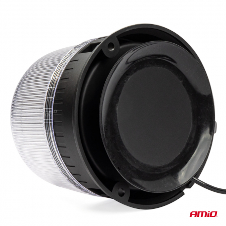 Girofar W25m Magnetic / 3 suruburi R65 R10 24LED 12/24V IP66 [4]