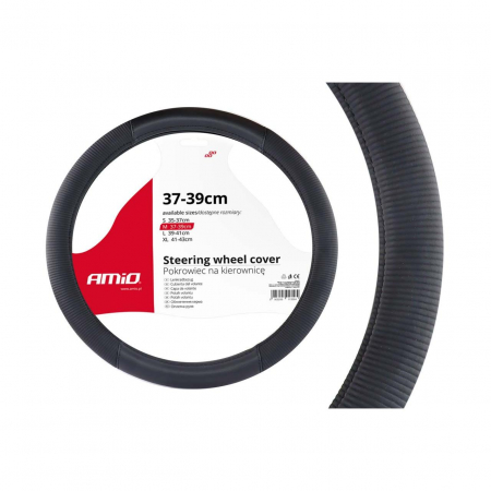 Accesorii Interior - Husa volan neagra model Relax SWC-24-M (37-39cm)