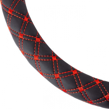 Husa volan Red Seam, SWC-40-M (37-39cm) [3]
