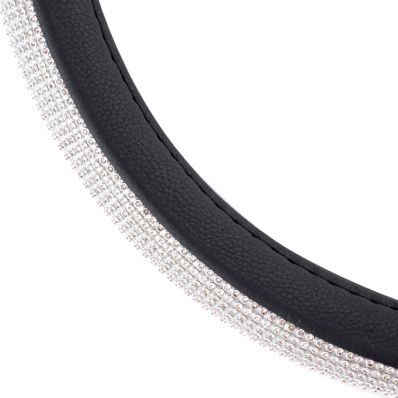 Husa volan White Diamonds, SWC-35-M (37-39cm) [3]