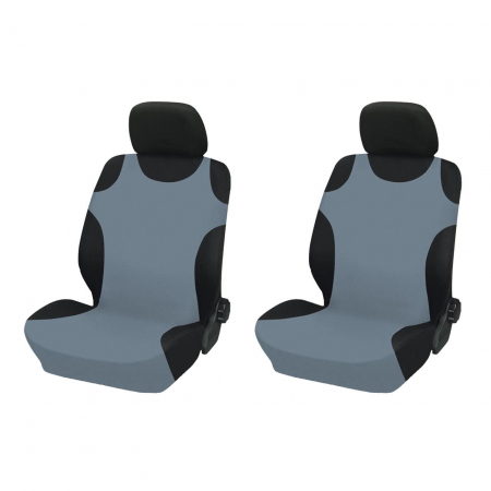 Huse Auto - Huse auto tip maiou fata gri 2 buc
