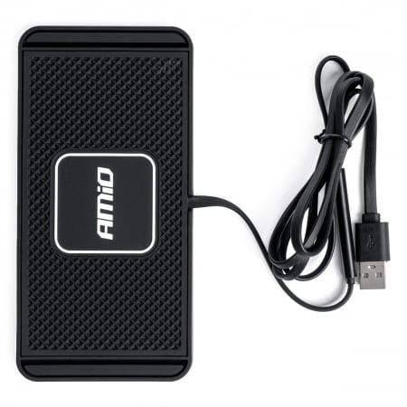 Produse - Incarcator auto wireless pentru telefon cu incarcare rapida, 15W