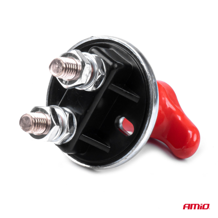 Întrerupător general baterie 12V/24V 200A AMiO – Separator curent cu decuplare rapidă și vârf 500A [1]