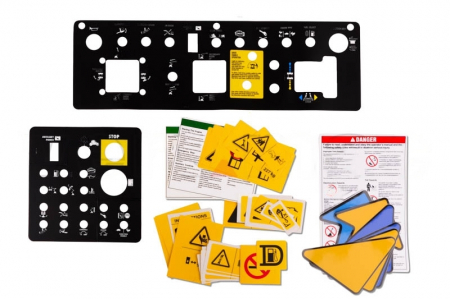 Abtibilduri - Etichete - Kit colant panou control principal nacela Genie 82001