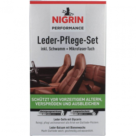 Kit profesional intretinere piele auto NIGRIN [3]