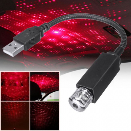 Lampa cu laser pentru plafon auto SkyLight cu alimentare USB [2]