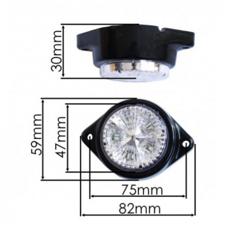 Lampa LED 24V alba 14x67 [5]