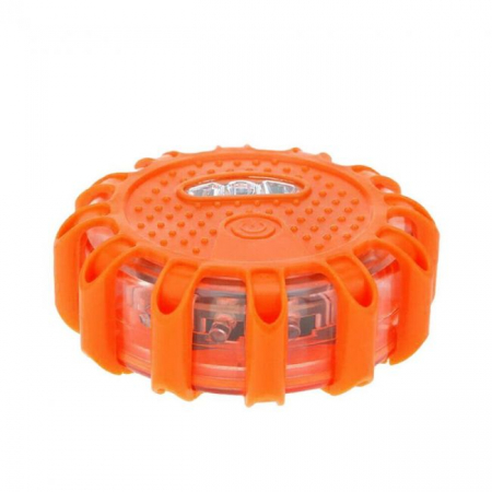 Siguranta Auto - Lampa LED de urgenta pentru siguranta rutiera cu baza magnetica si functie de lanterna