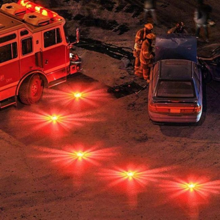 Lampa LED de urgenta pentru siguranta rutiera cu baza magnetica si functie de lanterna [3]