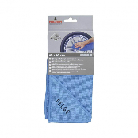 Laveta microfibra jante auto 40x40 NIGRIN [1]