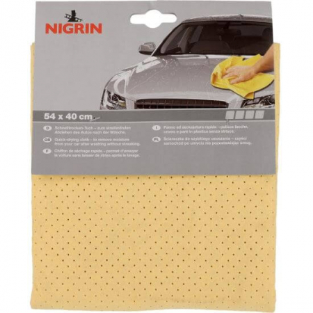 Bureti, Perii, Raclete si lavete - Laveta din piele sintetica 54x40 cm NIGRIN - Baurent Piese