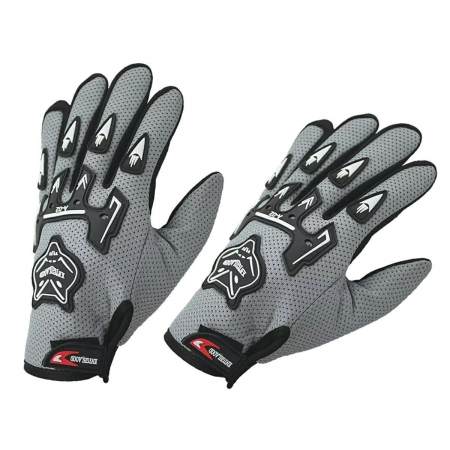 Accesorii Moto - Manusi cu elemente de protectie, cu destinatie Moto, ATV, SSV, QUAD, culoare Gri