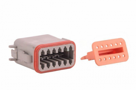 Mufe si pini - Mufă Deutsch 12 pini tată DT06-12S CO-DT12M 119061 4460933 BAURENT PIESE