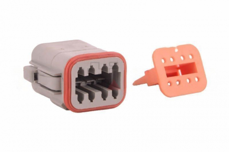 Mufe si pini - Mufă Deutsch 8 pini tată DT06-08S CO-DT08M 119060, 4460930 BAURENT PIESE