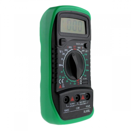 Multimetru digital cu afisaj LCD, cu carcasa de protectie antisoc [2]