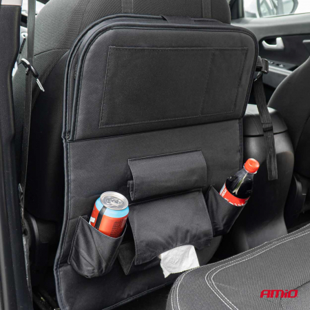 Organizator auto cu masa rabatabila, montaj pe spatarul scaunului [4]