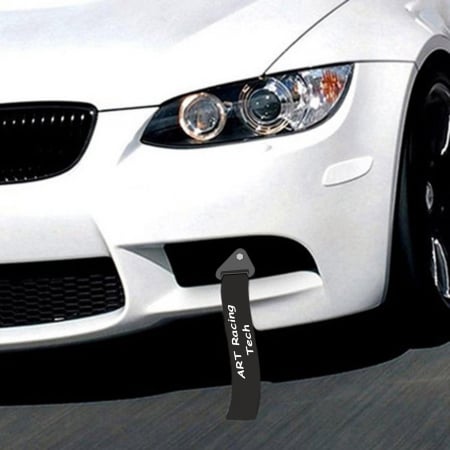Produse - Ornament Racing de tip Curea/Sufa pentru carlig de remorcare, culoare Negru