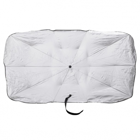 Parasolar Auto tip umbrela pentru parbriz, dimensiune 65 x 110 cm, culoare neagra [2]