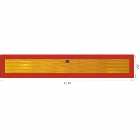 Accesorii Autoturisme - Placuta reflectorizanta pentru camioane 113x20 cm