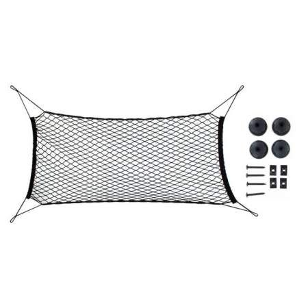 Asigurare Marfa - Plasa de bagaje elastica cu suporti de montaj, dimensiune 100 x 40 cm