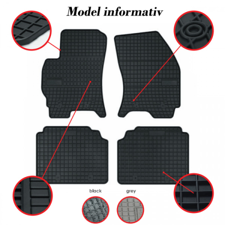 Presuri cauciuc AUDI A2 2000-2005 ( 546368, P100 ) [1]