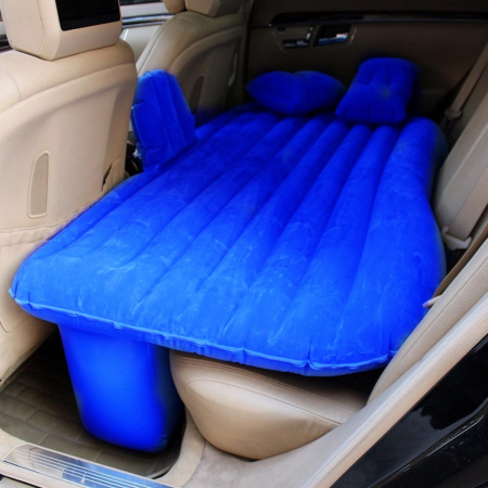 Saltele Auto - Saltea Autogonflabila pentru calatorii, 130 x 80 cm - Albastru