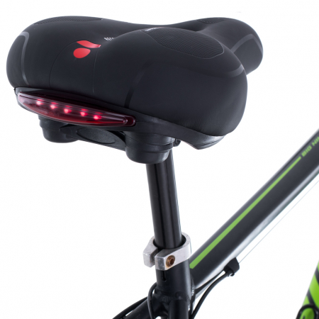 Accesorii Biciclete - Scaun pentru bicicleta model SPORT, din spuma, cu stop LED incorporat, culoare Neagra