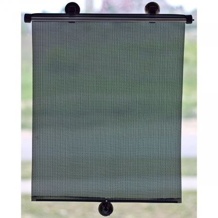 Set 2 buc. jaluzele auto retractabile, latime 40cm, culoare Neagra [1]