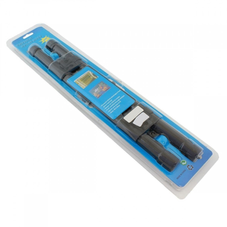 Accesorii Autoturisme - Set 2 buc. jaluzele auto retractabile, latime 40cm, culoare Neagra