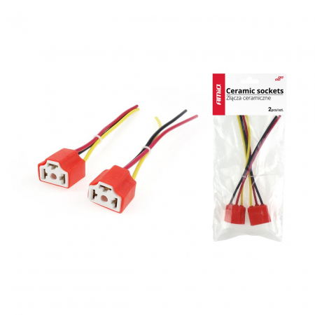 Accesorii Autoturisme - Set 2 buc mufe ceramice bec H4 CS-H4