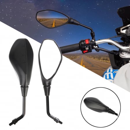 Accesorii Moto - Set 2 Oglinzi Moto Reglabile, 365 x 135 mm