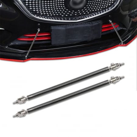 Set 2 bare din Aluminiu reglabile pentru Consolidare Spoiler, lungime 15cm, carbon [7]