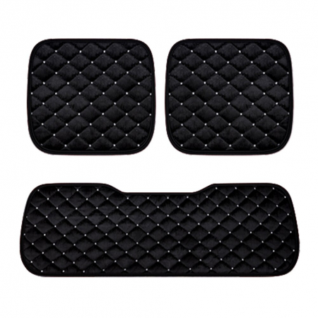 Huse Auto - Set 3 huse pentru sezut scaune auto, culoare neagra