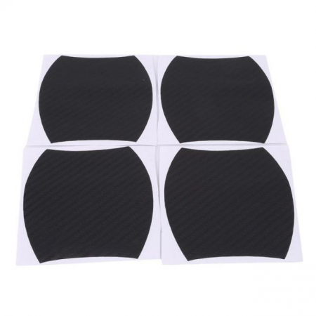 Set 4 bucati protectie zgarieturi manere usa din autocolant carbon 3D Negru [1]