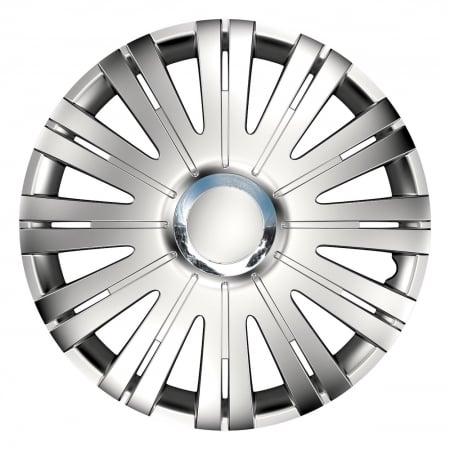 Accesorii Autoturisme - Set 4 capace roti model ACTIVE RC SILVER 15"
