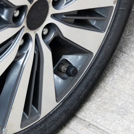 Set 4 senzori de presiune si temperatura anvelope cu afisaj LCD si incarcare Solara, AVX-AG678 [6]